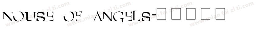 nouse of angels字体转换